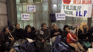 Protesta contra los desahucios