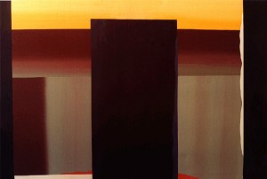 Teresa Muñiz. "Inminencia" - Acrílico sobre tela - 195 cm x 130 cm - Periodo: 2000- 2006